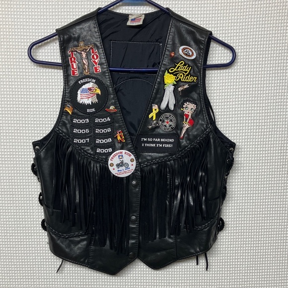 Jackets & Blazers - Harley Davidson, black Leather Vest
